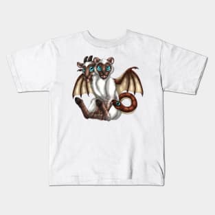 Chimera Cubs: Chocolate Lynx Point Kids T-Shirt